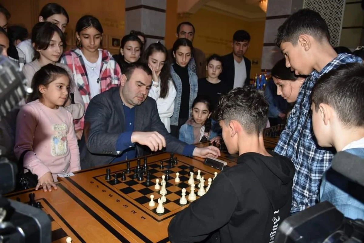 Şəhriyar Məmmədyarov Xaçmazda keçirilən şahmat turnirində iştirak edib