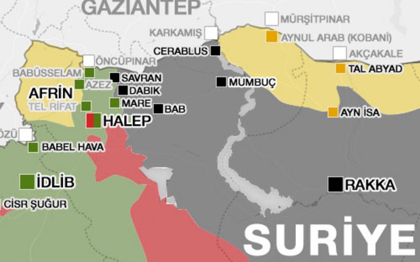 Suriyanın Dabık qəsəbəsinin İŞİD-dən azad edilməsi üçün əməliyyat başlayıb