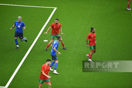 Bakıda təşkil olunan minifutbol üzrə dünya çempionatında günün sonuncu oyunu keçirilib