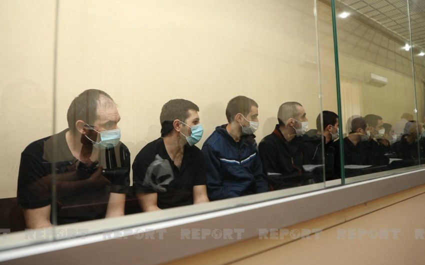 Trial of 14 members of Armenian terrorists who committed terrorist acts in Azerbaijan held