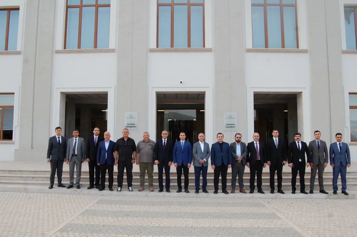 Xarici ölkə prokurorluqlarının nümayəndələri Qarabağ Universitetində olub