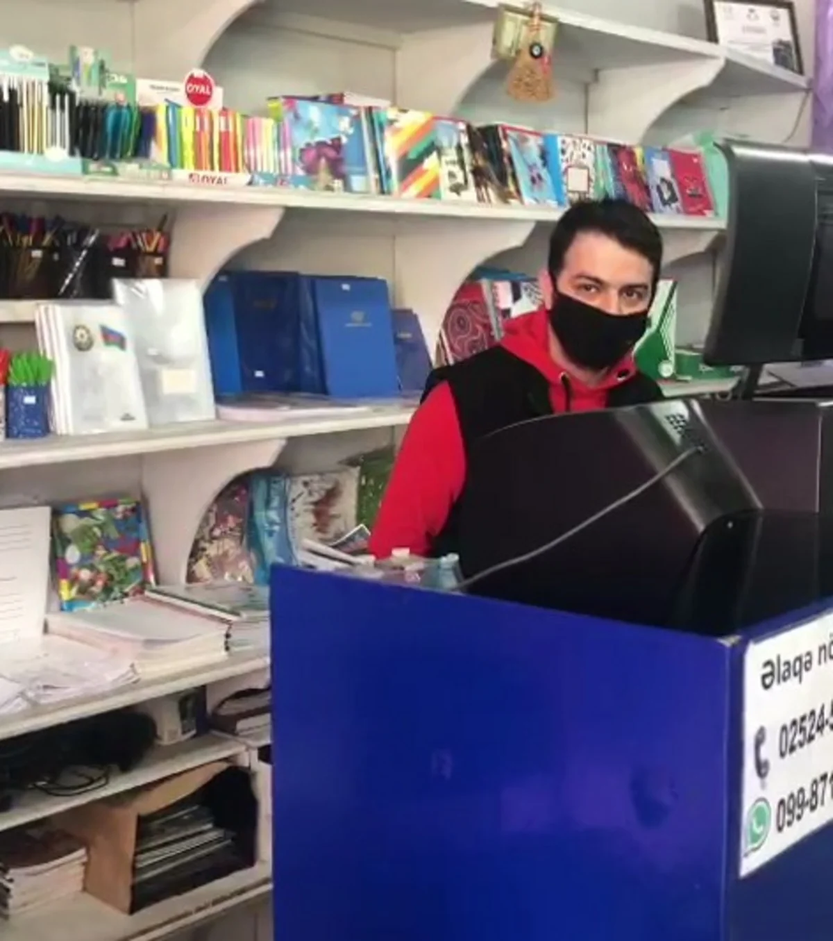 Cəlilabadda koronavirus xəstəsi işlədiyi mağazada saxlanıldı