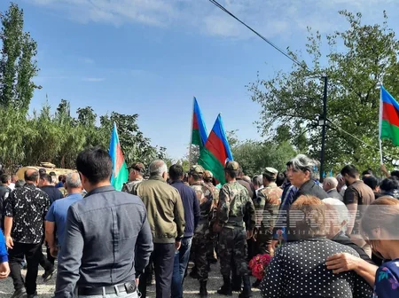 Antiterror tədbirləri zamanı şəhid olan İlkin Qarayev Samuxda dəfn edilib - YENİLƏNİB