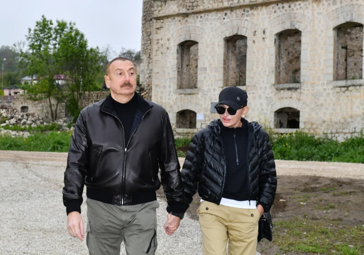 President Ilham Aliyev and First Lady Mehriban Aliyeva visit Shusha