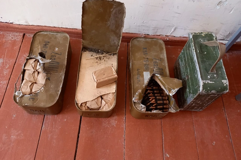 Goranboy və Qazaxda minaatan mərmisi, qumbaralar aşkarlandı