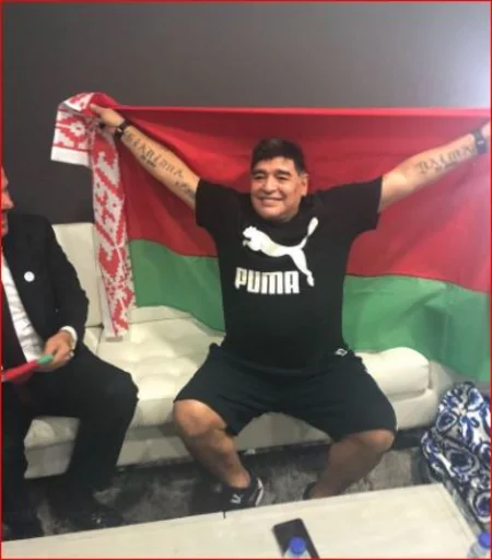 Maradona Belarusun Dinamo klubunun idarə heyətinə sədr seçilib