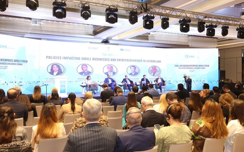 Bakıda Kiçik və Orta Sahibkarlıq üzrə Dünya Forumu keçirilib
