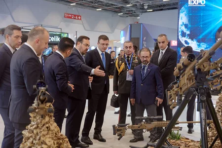 Leadership of Azerbaijan Ministry of Defense attends opening ceremony of SAHA EXPO 2024