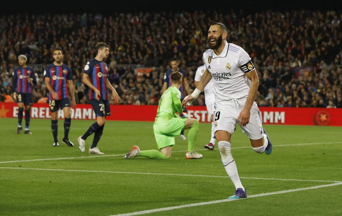 Kərim Benzema “Nou Kamp”da het-trik etməklə tarixə düşüb