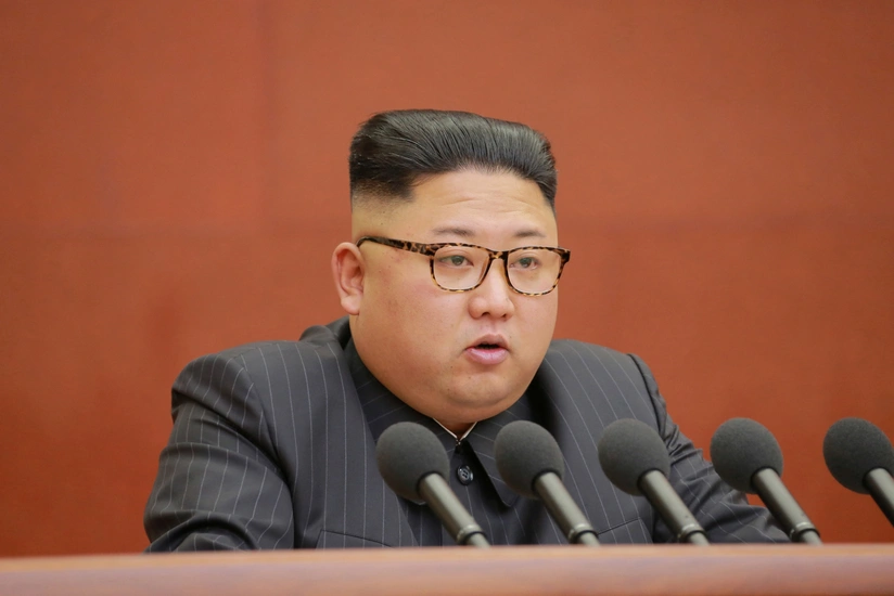 Kim calls North and South 'two hostile countries in state of war'