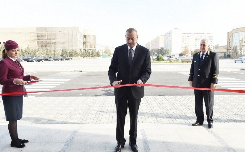 Prezident İlham Əliyev Sumqayıt Dəmir Yolu Vağzalı Kompleksinin açılışında iştirak edib - ƏLAVƏ OLUNUB