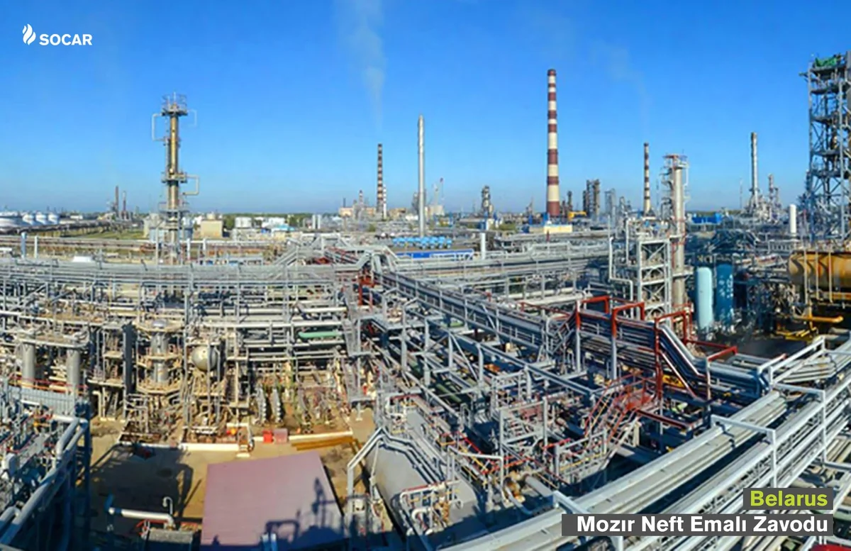 SOCAR Construction completes complex construction at Mozyr oil refinery