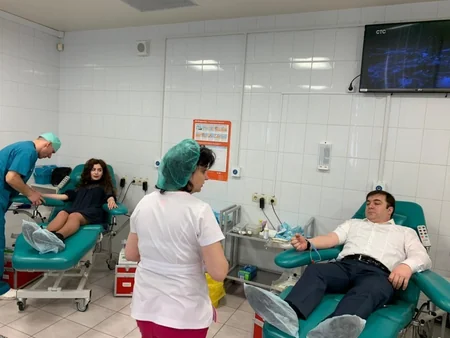 Leyla Əliyevanın təşəbbüsü ilə Moskvada “Qanın milliyyəti yoxdur” adlı xeyriyyə aksiyası keçirilib