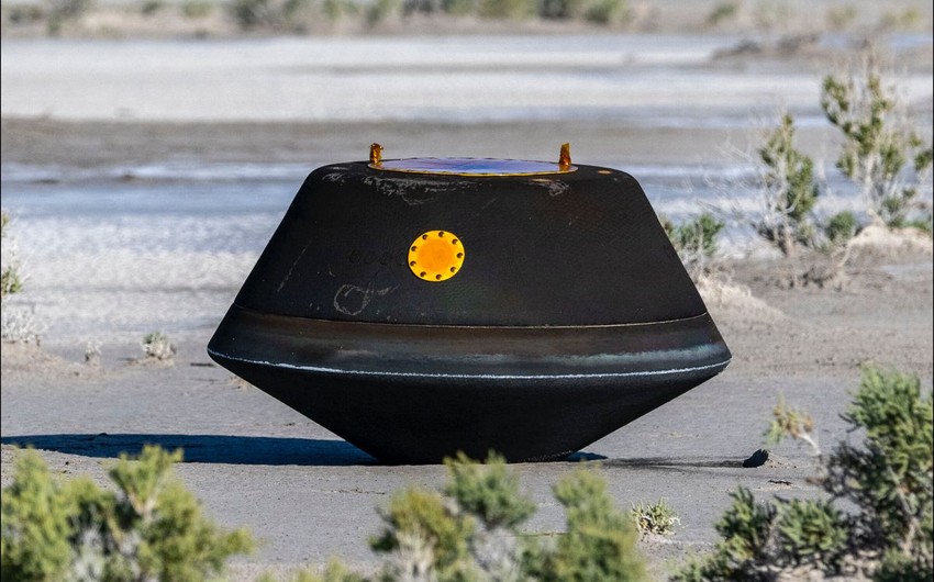 OSIRIS-REx zondunun kapsulu asteroiddən alınan maddə nümunəsi ilə Yerə qayıdıb