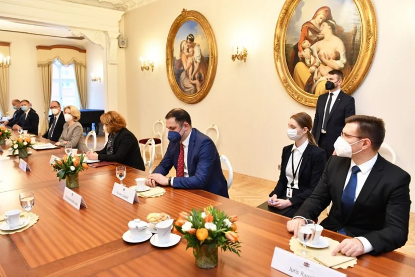 Спикеры парламентов Латвии и Азербайджана обсудили вопросы двустороннего сотрудничества