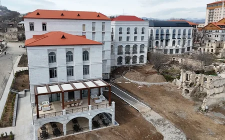 President Ilham Aliyev and First Lady Mehriban Aliyeva attend several openings and inspect construction work in Shusha