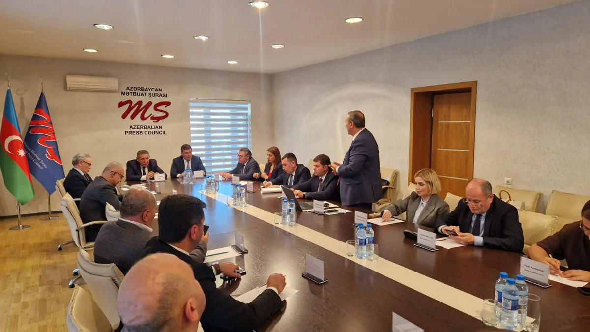 Mətbuat Şurası və MEDİA region mediasının durumunu müzakirə edib
