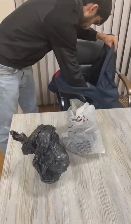 Abşeronda motosikletlə narkotik daşıyan iki qardaş saxlanılıb