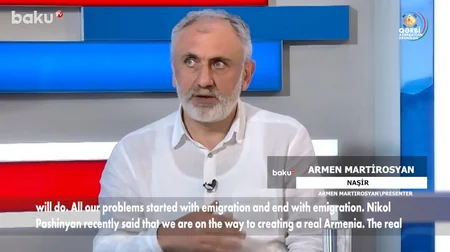 Ruben Haxverdiyan: “Bu gün Ermənistanı türksüz təsəvvür etmək olmaz”