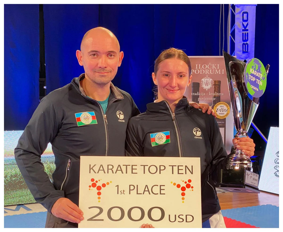 Azərbaycan karateçisi beynəlxalq turnirin qalibi oldu