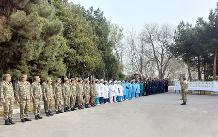 Novruz bayramı münasibətilə Azərbaycan Ordusunda silsilə tədbirlər keçirilib