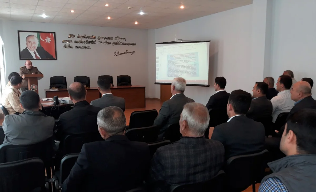 FHN-in Cənub Regional Mərkəzi tərəfindən mülki müdafiə kursu keçirilib