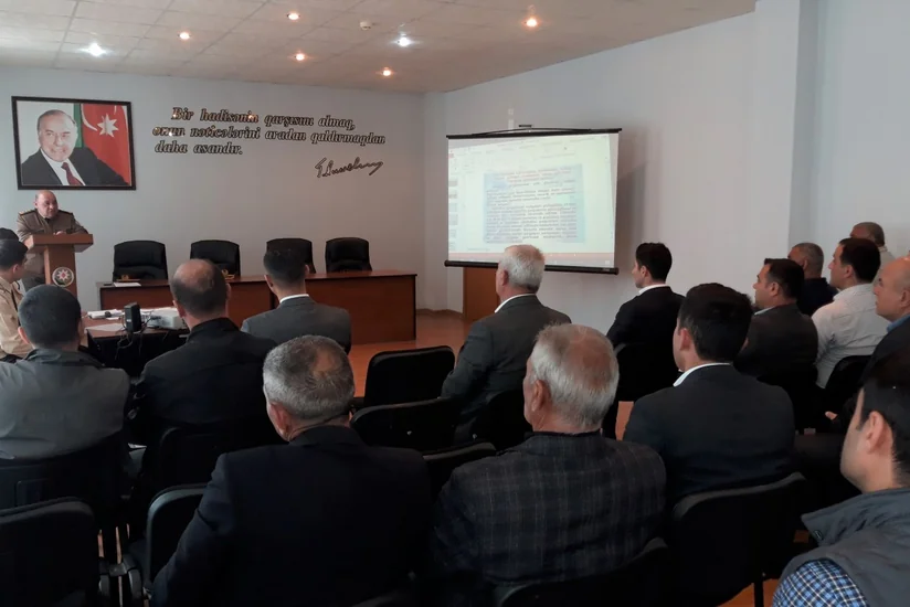 FHN-in Cənub Regional Mərkəzi tərəfindən mülki müdafiə kursu keçirilib