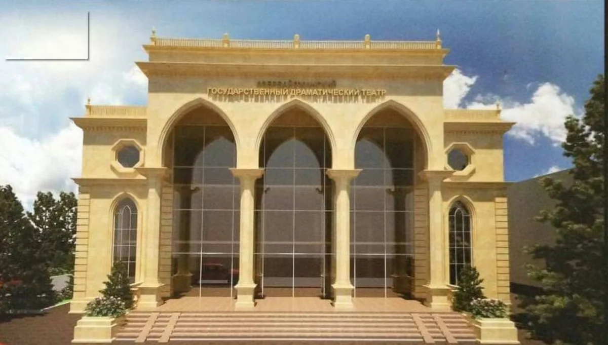 Dərbənd Azərbaycan Dövlət Dram Teatrı Maxaçqalada çıxış edib
