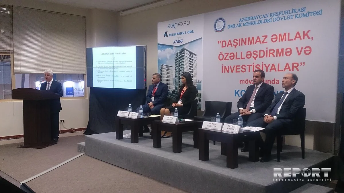 Bakıda Daşınmaz əmlak, özəlləşdirmə və investisiyalar mövzusunda konfrans keçirilib