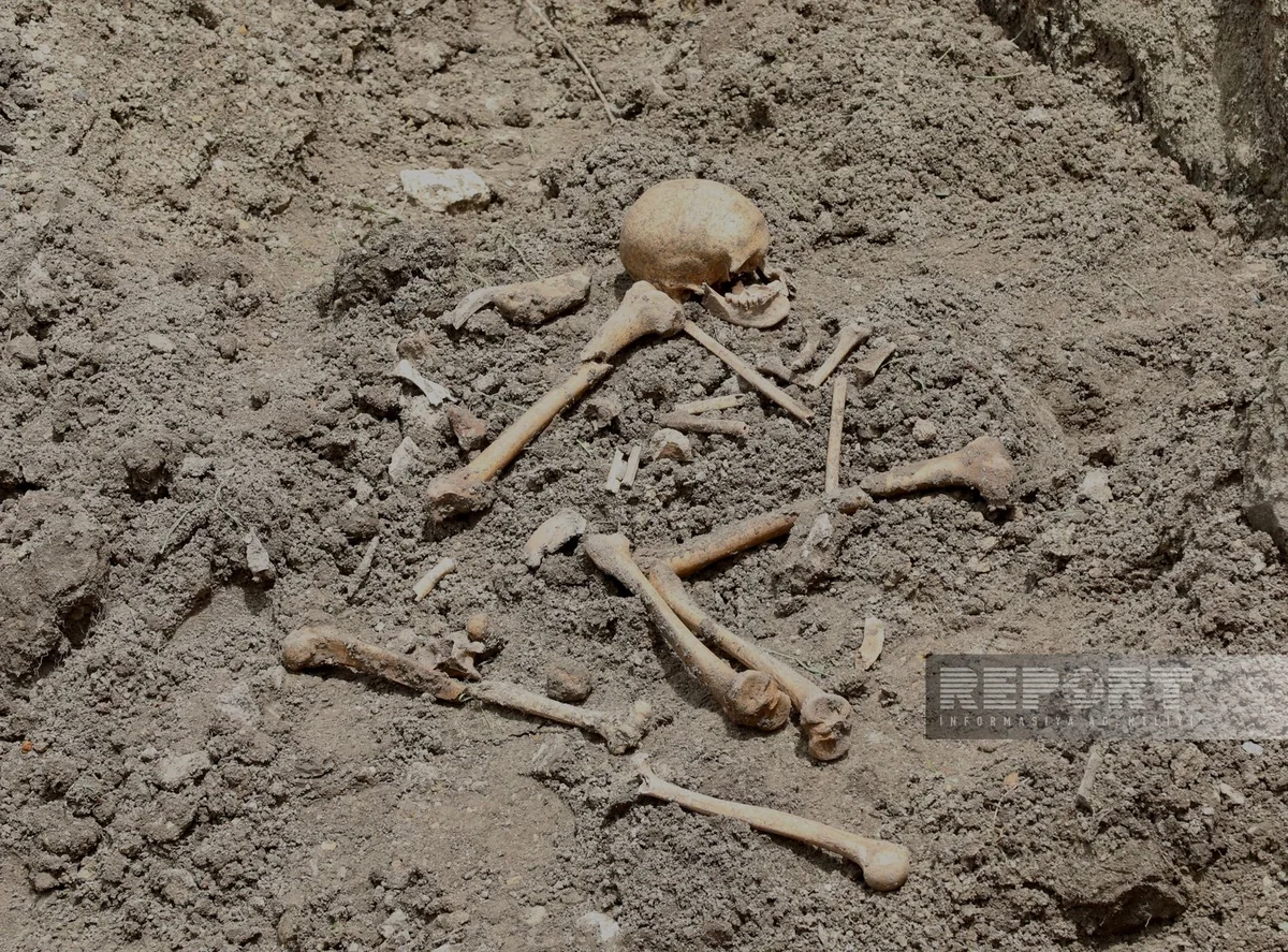 Military prosecutor's office: More than 400 fragments of human bodies found in mass graves