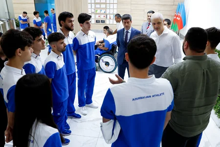 Azərbaycanı Avropa Gənclər Paralimpiya Oyunlarında təmsil edəcək idmançılarla görüş keçirilib