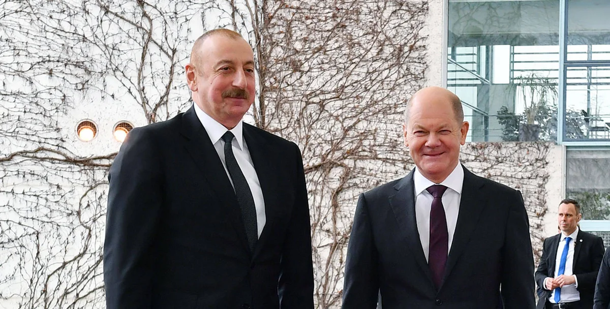 German chancellor congratulates Ilham Aliyev