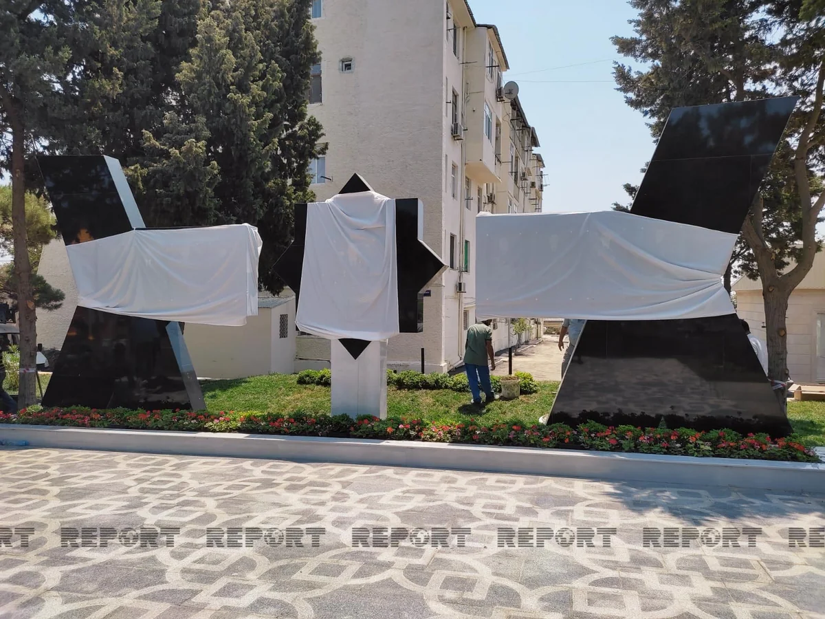 Polad Həşimov parkı istifadə üçün tam hazırdır - FOTOREPORTAJ