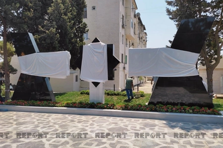 Polad Həşimov parkı istifadə üçün tam hazırdır - FOTOREPORTAJ