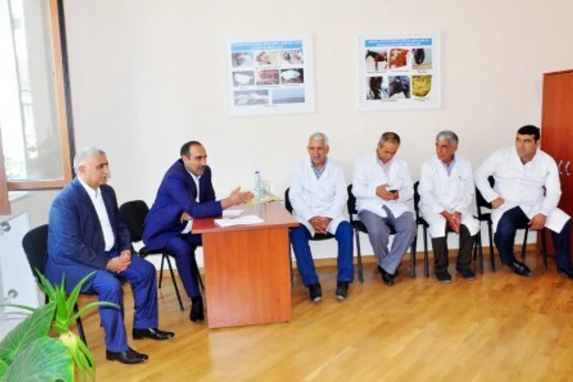 Ağsu və Göyçayda heyvan xəstəliklərinə qarşı peyvəndləmə aparılır