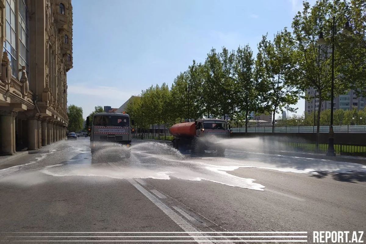 Baku to disinfect streets again