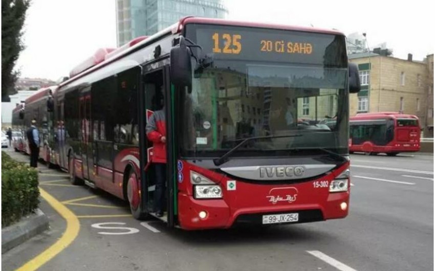 Bakıda iki avtobus toqquşub, 7 nəfər xəsarət alıb