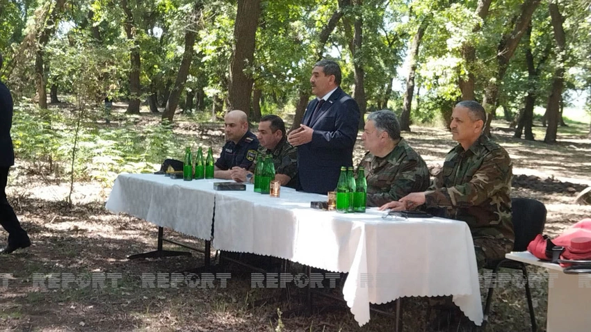 Dağlıq ərazilərdə yanğın zamanı helikopterlərin su götürməsi  üçün süni  göllər yaradılıb