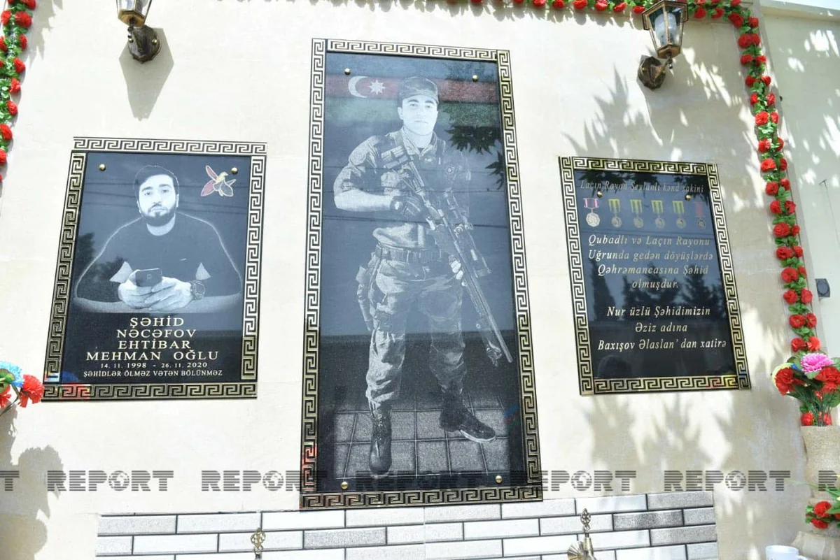 Bakıda Vətən müharibəsi şəhidinin xatirəsinə bulaq istifadəyə verilib