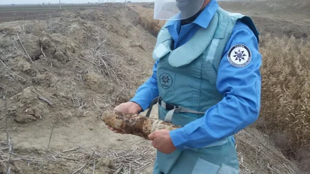 Ağdamın Quzanlı qəsəbəsində 4 ədəd top mərmisi tapılıb