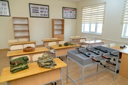 Salyanda Heydər Əliyev Fondunun təşəbbüsü ilə yeni məktəb binası inşa olunub