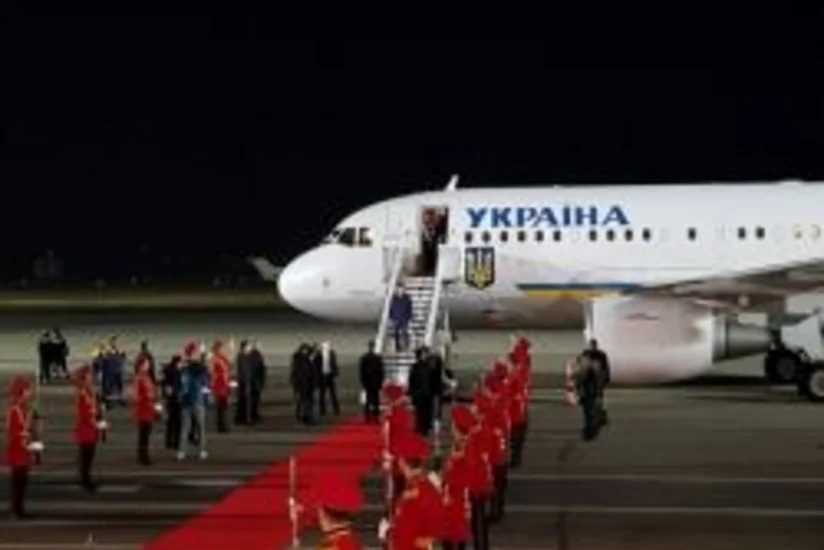Ukraynanın baş naziri Vladimir Qroysman Gürcüstana səfərə gəlib