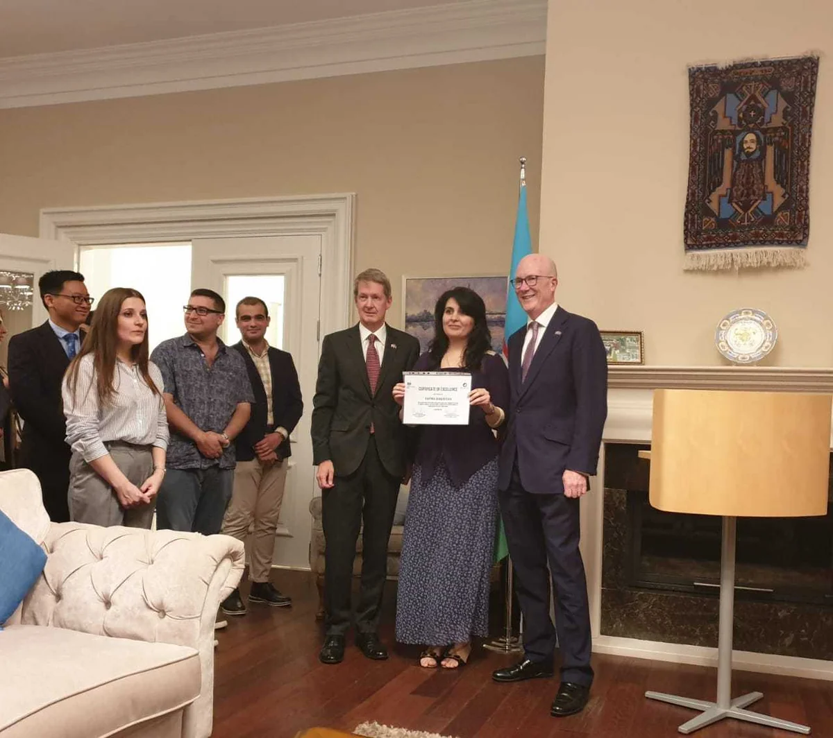 UK Ambassador James Sharp hosts reception for Press Association CEO