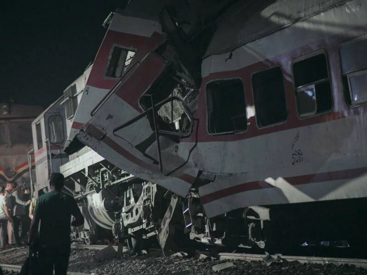 20 injured in southern Egypt train collision: ministry