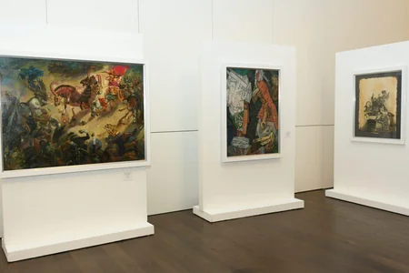 Heydər Əliyev Mərkəzində Türk dünyası rəssamlarının “Tomris” adlı sərgisi keçirilib