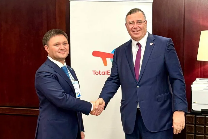 КМГ и TotalEnergies обсудили сотрудничество в нефтегазовой сфере и ВИЭ