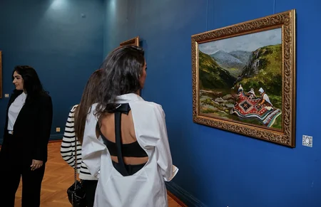 Bakıda Cəmilə Hacıyevanın Septem multisensor sərgisi açılıb - FOTO