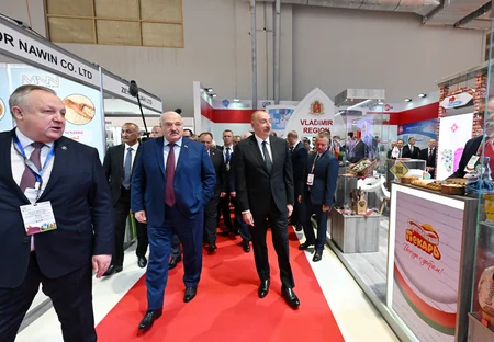 Azərbaycan və Belarus prezidentləri “Caspian Agro” və  “InterFood Azerbaijan” sərgiləri ilə tanış olublar - YENİLƏNİB