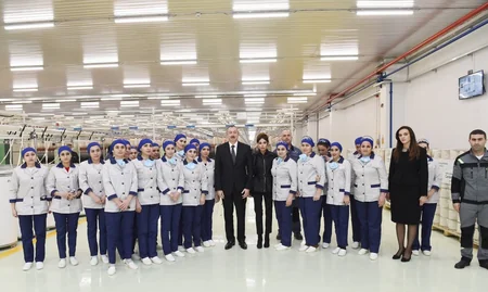 “Mingəçevir Tekstil” MMC-nin iplik istehsalı üzrə iki müəssisəsinin açılışı olub
