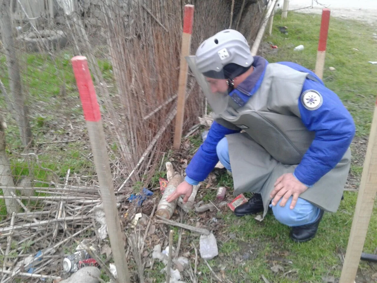 В Бейлагане обнаружен пушечный снаряд